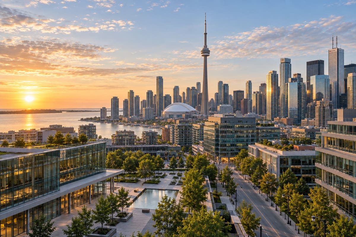 Toronto commercial cleaning services - downtown skyline